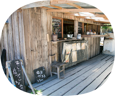 しおをかけてたべるプリン 花塩プリン