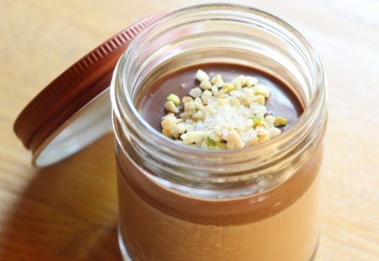 冬季限定の塩チョコプリン 販売開始しました。