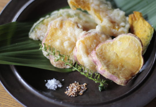 さつまいもとかぼちゃの天ぷら