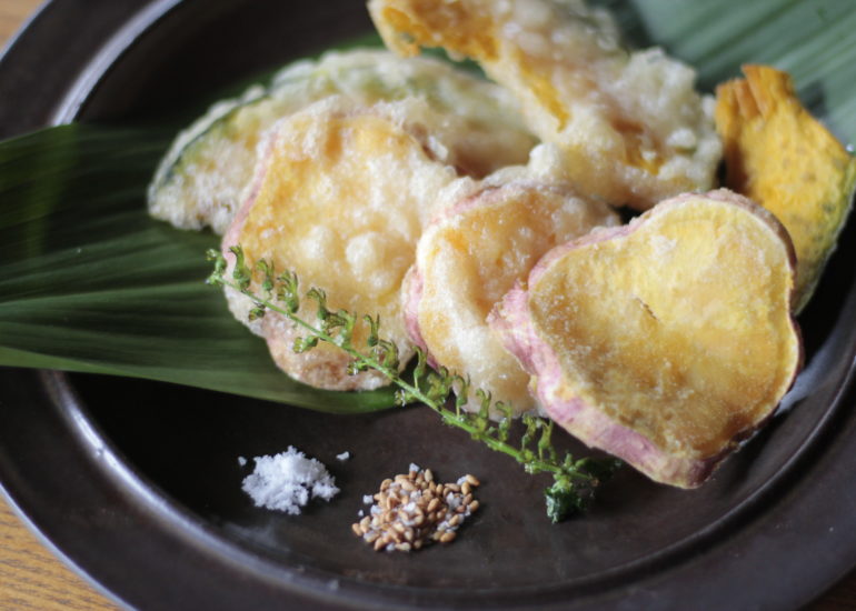 さつまいもとかぼちゃの天ぷら