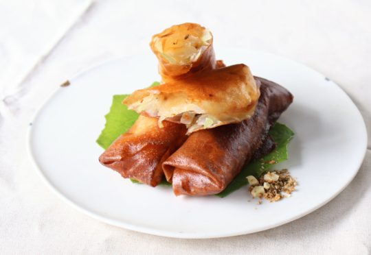 新玉ねぎの春巻き