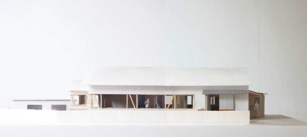 おしのちいたま改修後(模型)